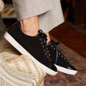 Sezane Jack Sneakers in Black Size 39/US 8/8.5